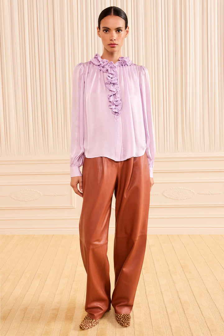 ULLA JOHNSON - Willhelmina Blouse in Wisteria