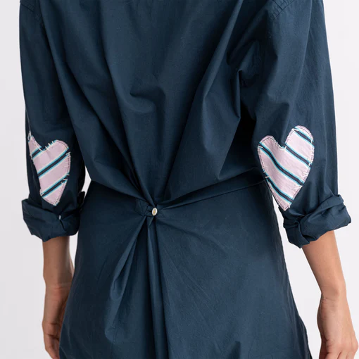 KERRI ROSENTHAL - Lilli Shirtdress in Midnight