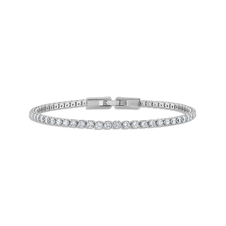 Alexa Leigh Sterling Silver Lucy Crystal Tennis Bracelet