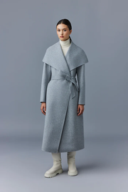 MACKAGE - Mai Wool Coat in Grey Melange