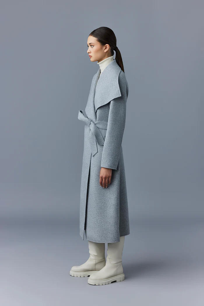 MACKAGE - Mai Wool Coat in Grey Melange