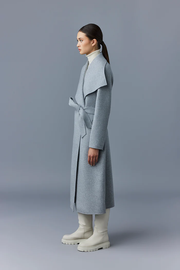 MACKAGE - Mai Wool Coat in Grey Melange