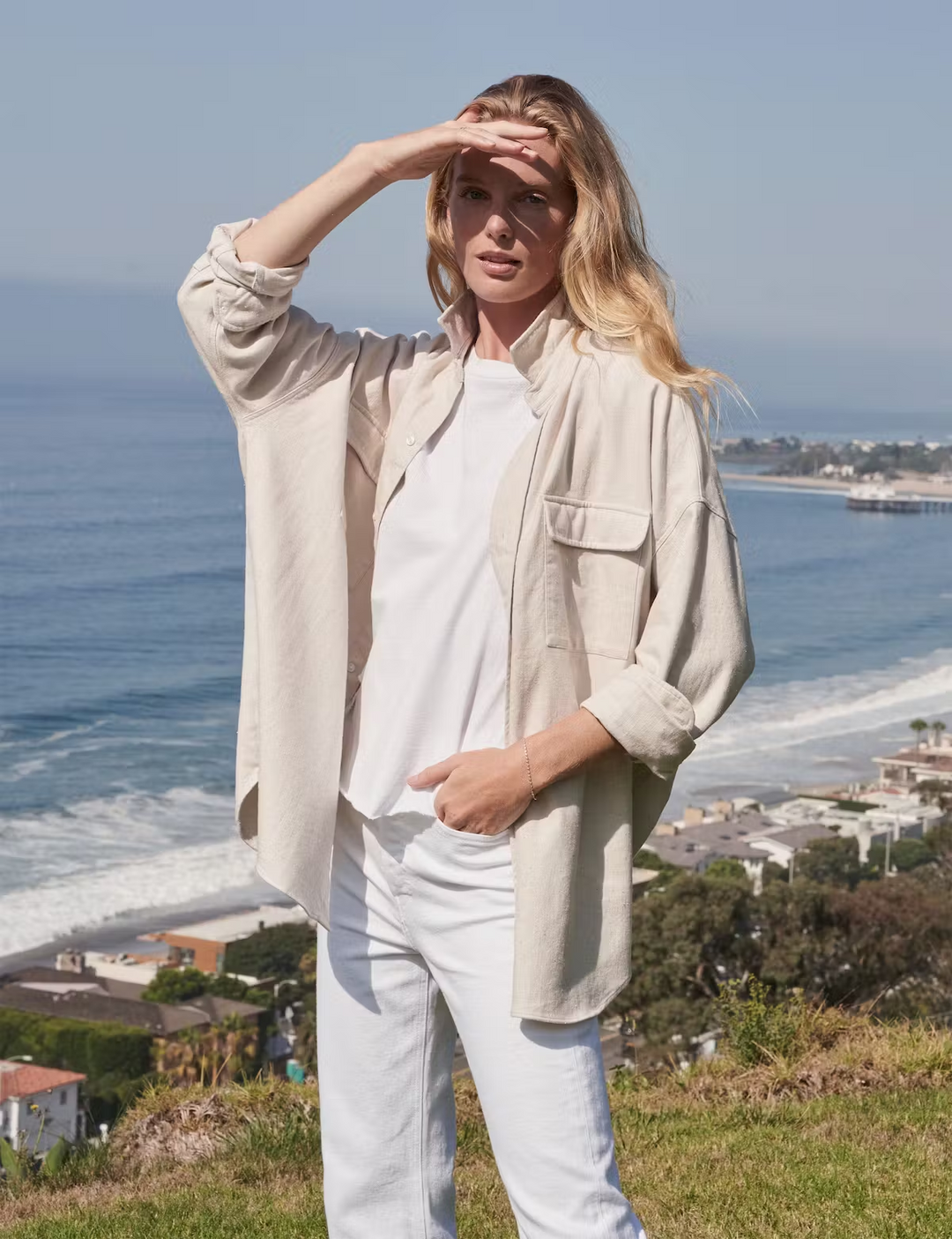 McLoghlin, Shirt Jacket, Natural – ReLoved by Frank & Eileen