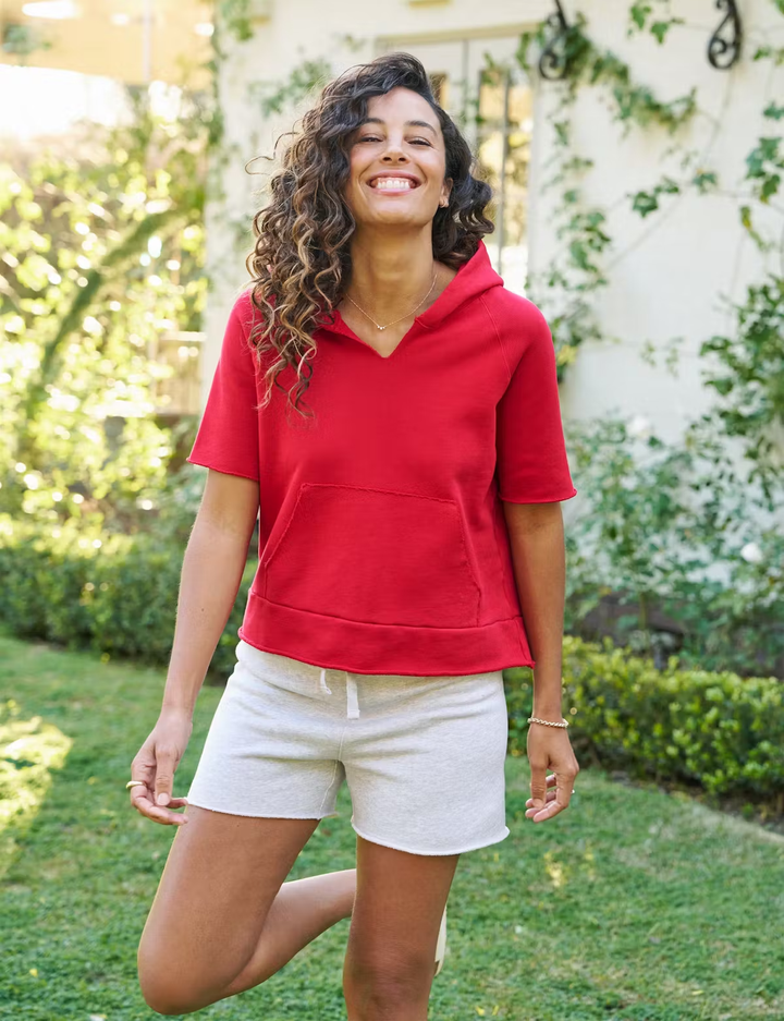 Frank & Eileen - Mel Hoodie in Double Decker Red