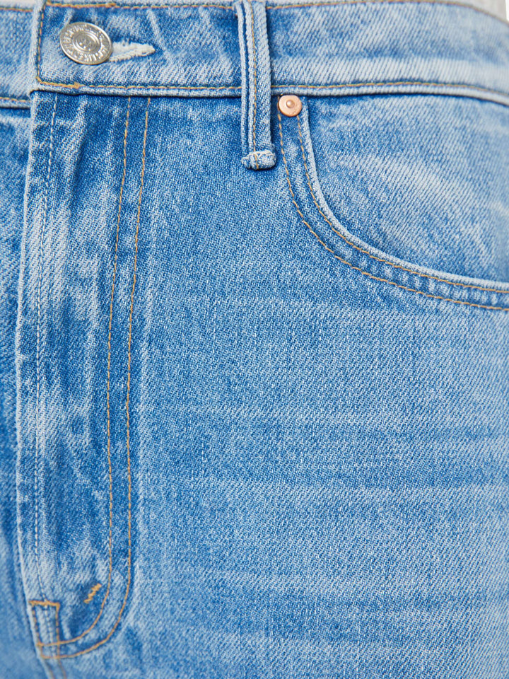 Mother Denim MOTHER - The Half-Pipe Ankle Cuff Fray in Last Bite Jeans