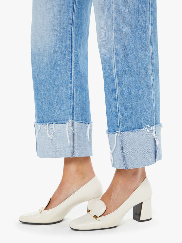 Mother Denim MOTHER - The Half-Pipe Ankle Cuff Fray in Last Bite Jeans