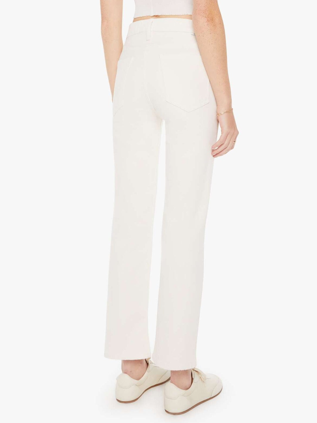 Mother Denim - The Tripper Ankle in Cream Puffs Denim