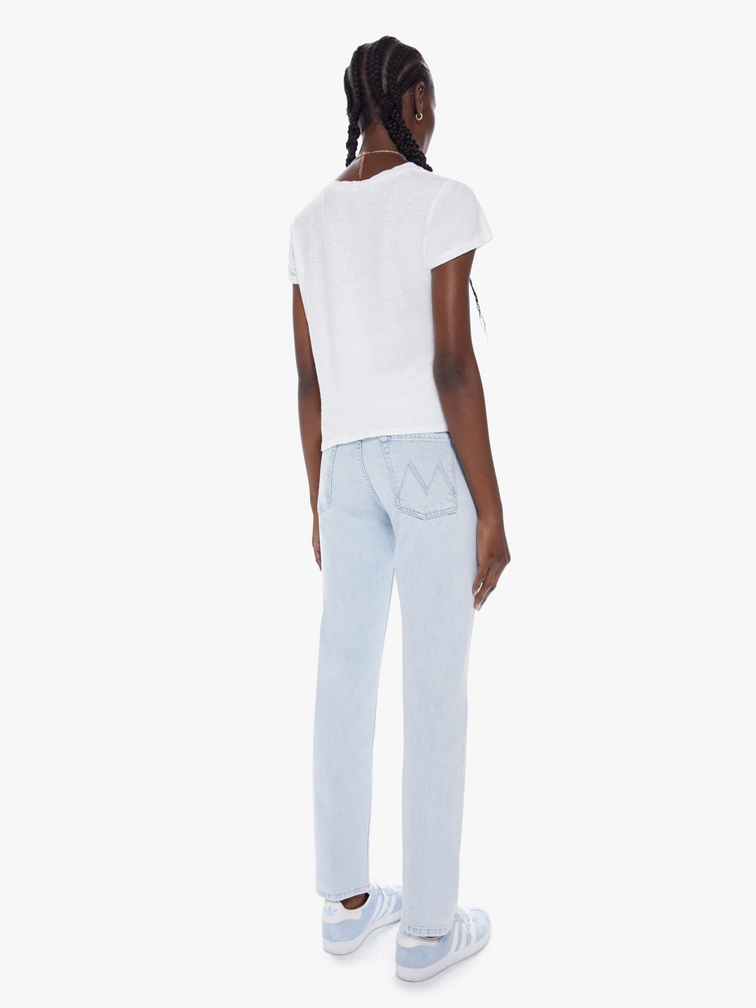 Mother - High Waisted Hiker Hover in I Do Declare Denim