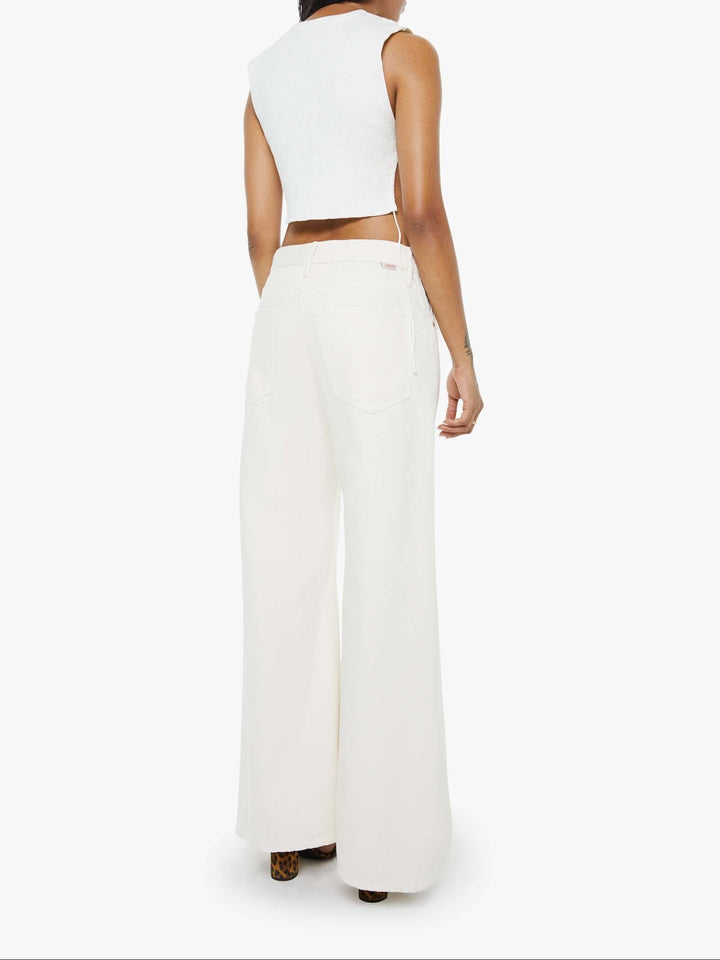 MOTHER - Lil Lemon Twist Sneak in Natural Jeans