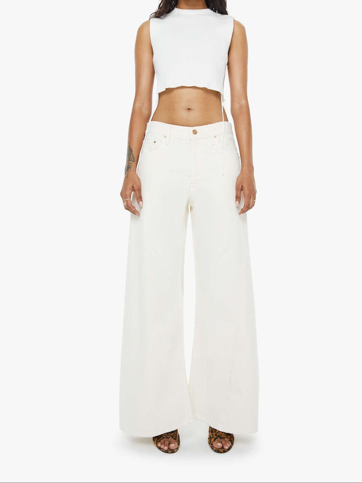 MOTHER - Lil Lemon Twist Sneak in Natural Jeans