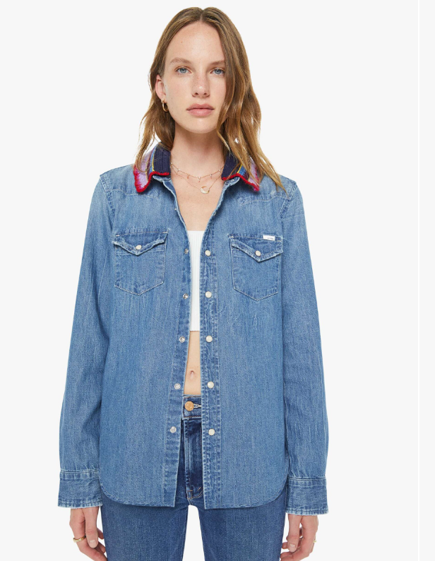 MOTHER - The Collar Club Exes Shirt in Brownie Points Shirt