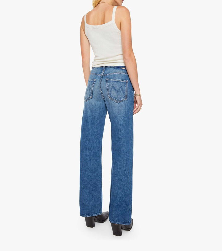 MOTHER - The Dodger Flood in Green Thumb Jeans