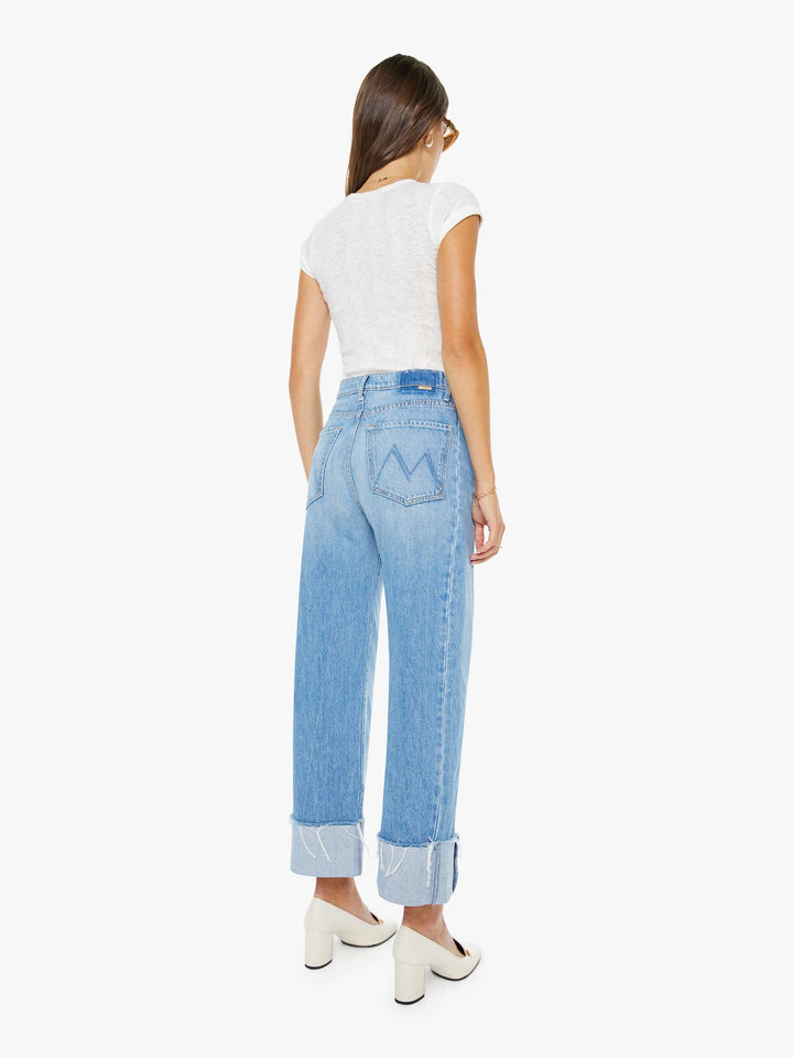 MOTHER - The Half-Pipe Ankle Cuff Fray in Last Bite Jeans