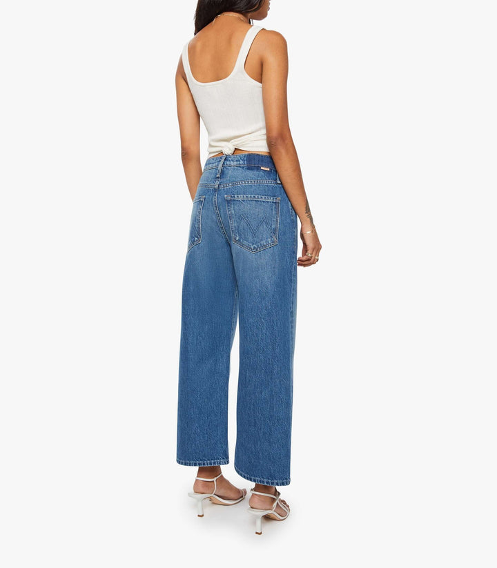 MOTHER - The Lil Dodger Flood in Green Thumb Jeans