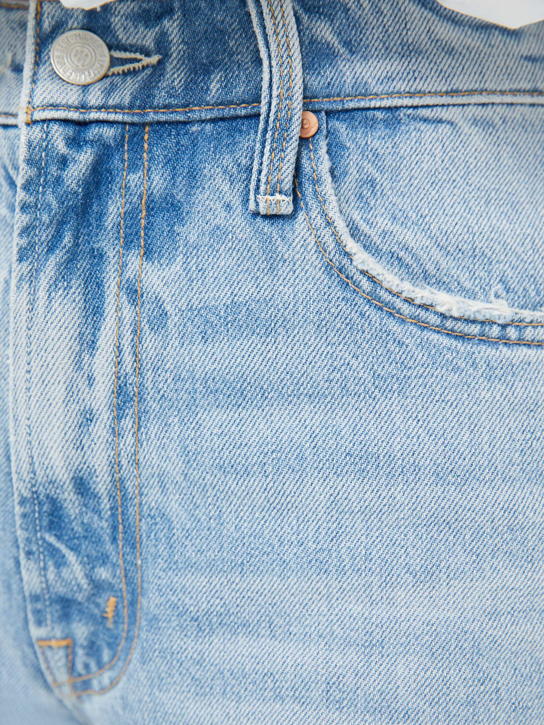 MOTHER - THE RAMBLER ZIP FLOOD in Reelin In The Fun Jeans