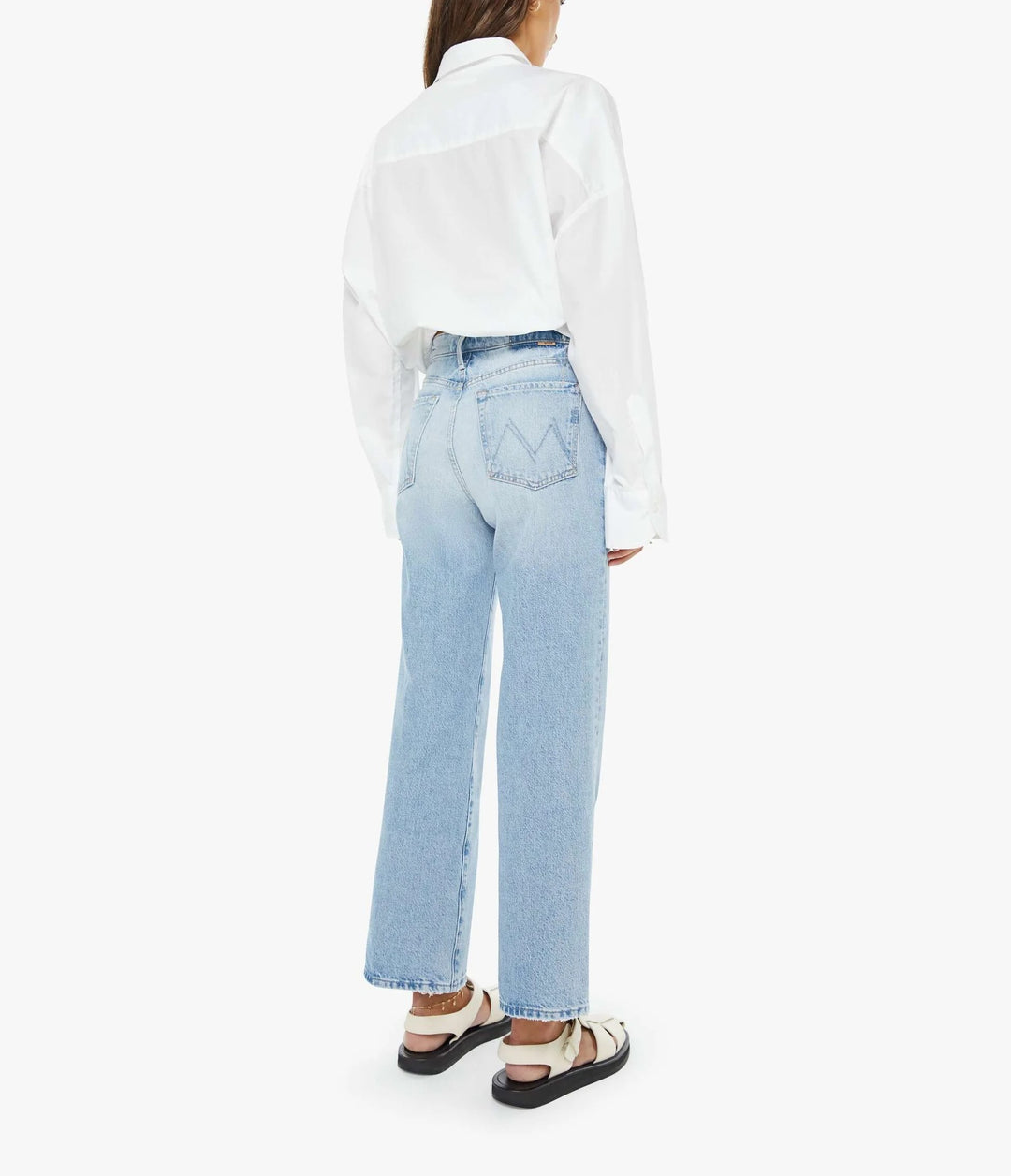 MOTHER - THE RAMBLER ZIP FLOOD in Reelin In The Fun Jeans