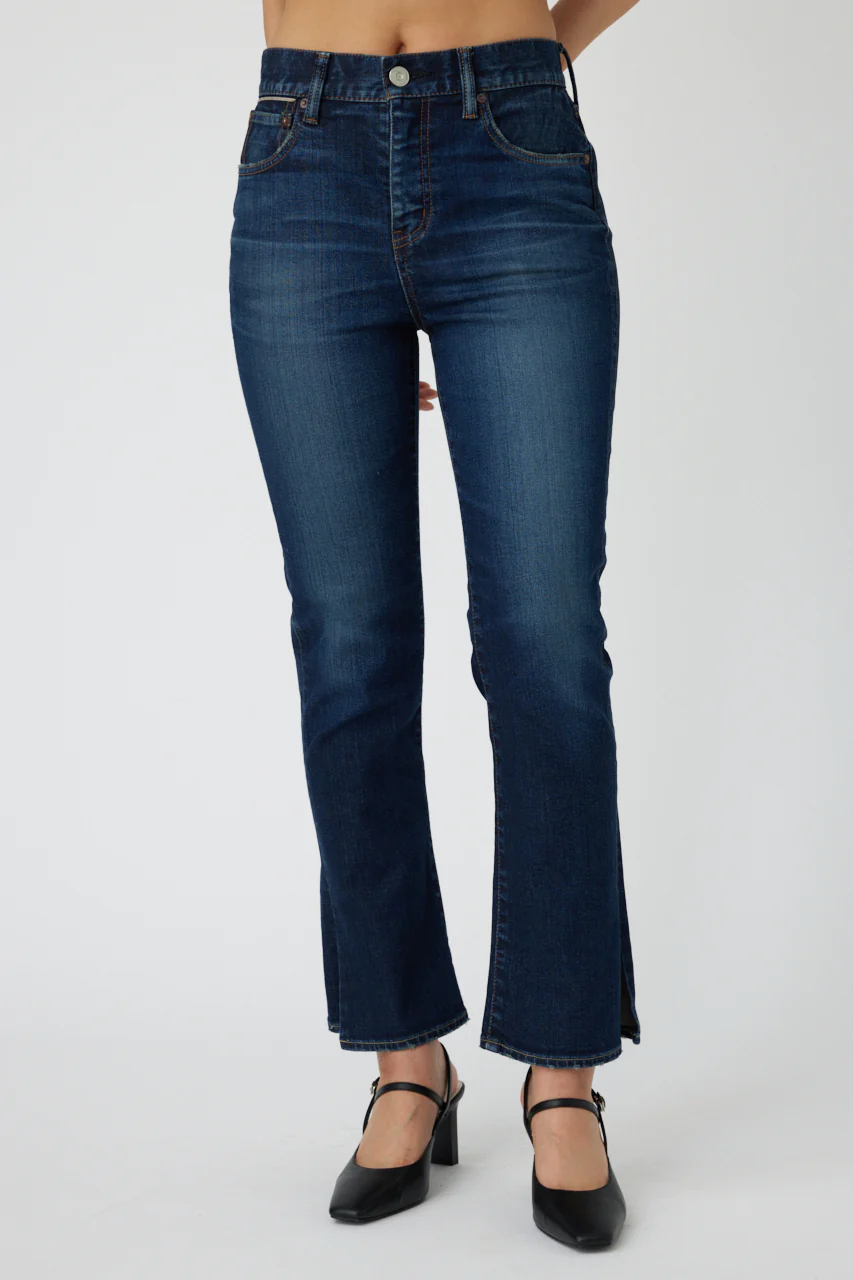 Moussy - MV Glendora Flare in Blue Denim
