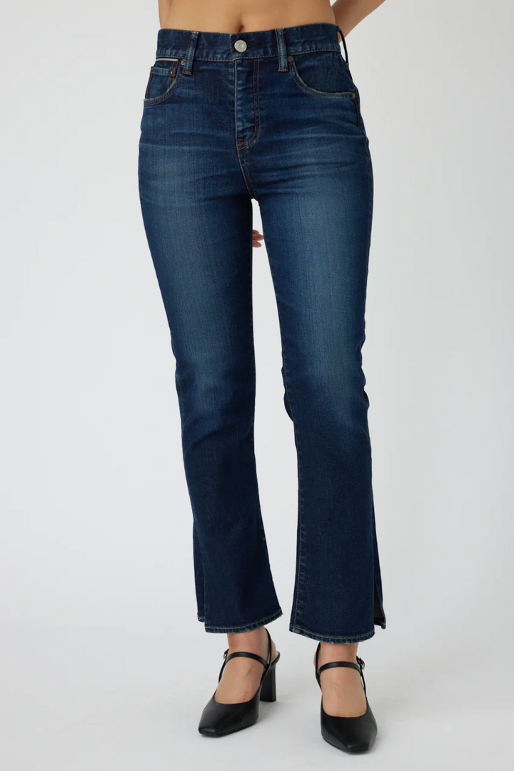 Moussy - MV Glendora Flare in Blue Denim