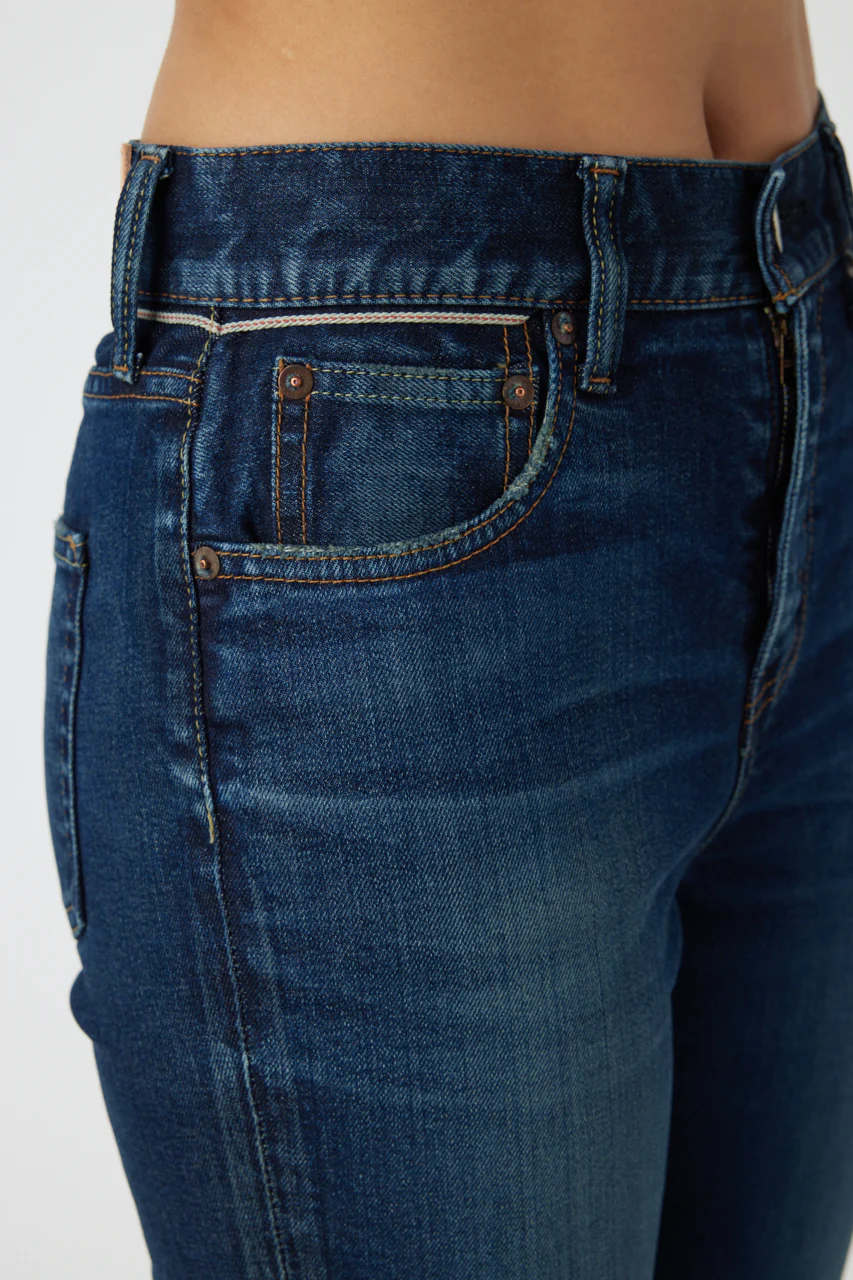 Moussy - MV Glendora Flare in Blue Denim