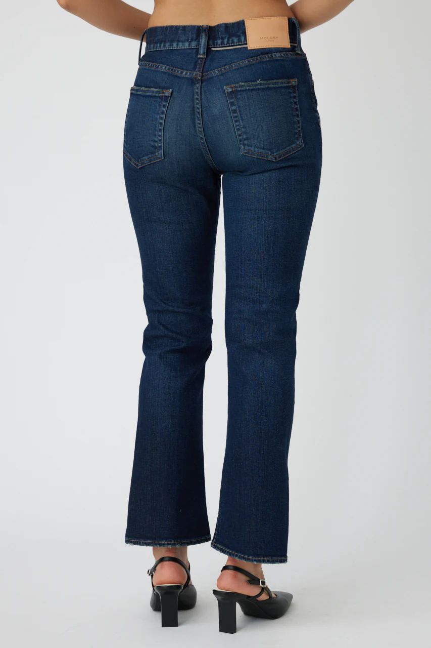 Moussy - MV Glendora Flare in Blue Denim