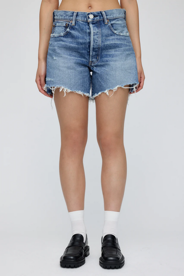 Moussy - MV Nashville Shorts in Blue Shorts