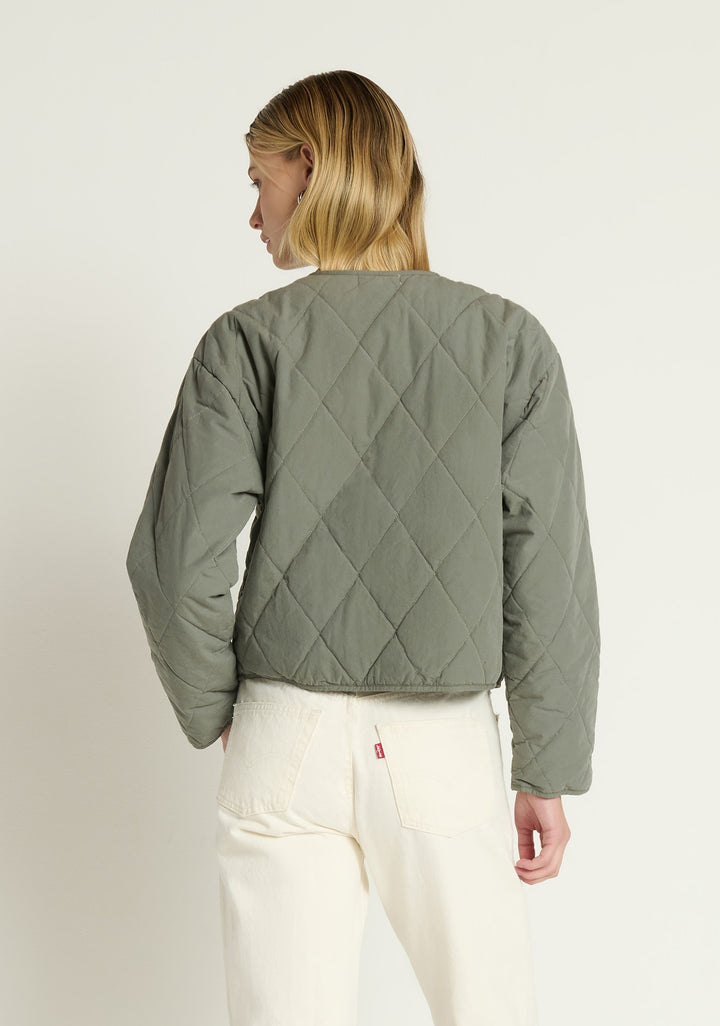 NATION LTD - Aspen  Quilted Jacket in Castor Grey Jacket