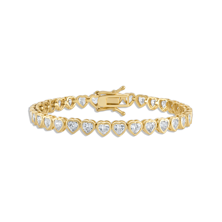 Alexa Leigh Nora Heart Tennis Bracelet