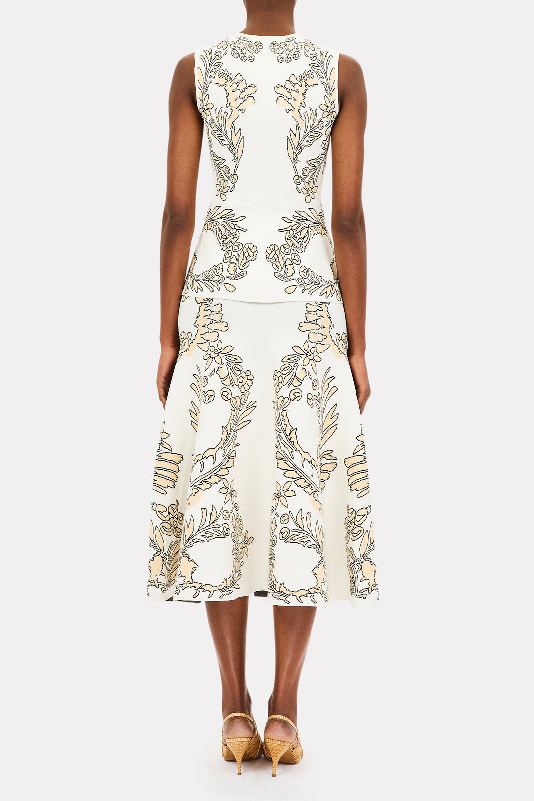 ULLA JOHNSON - Athena Jacquard Skirt in Chamomile SKIRTS