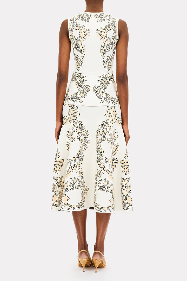 ULLA JOHNSON - Athena Jacquard Skirt in Chamomile SKIRTS