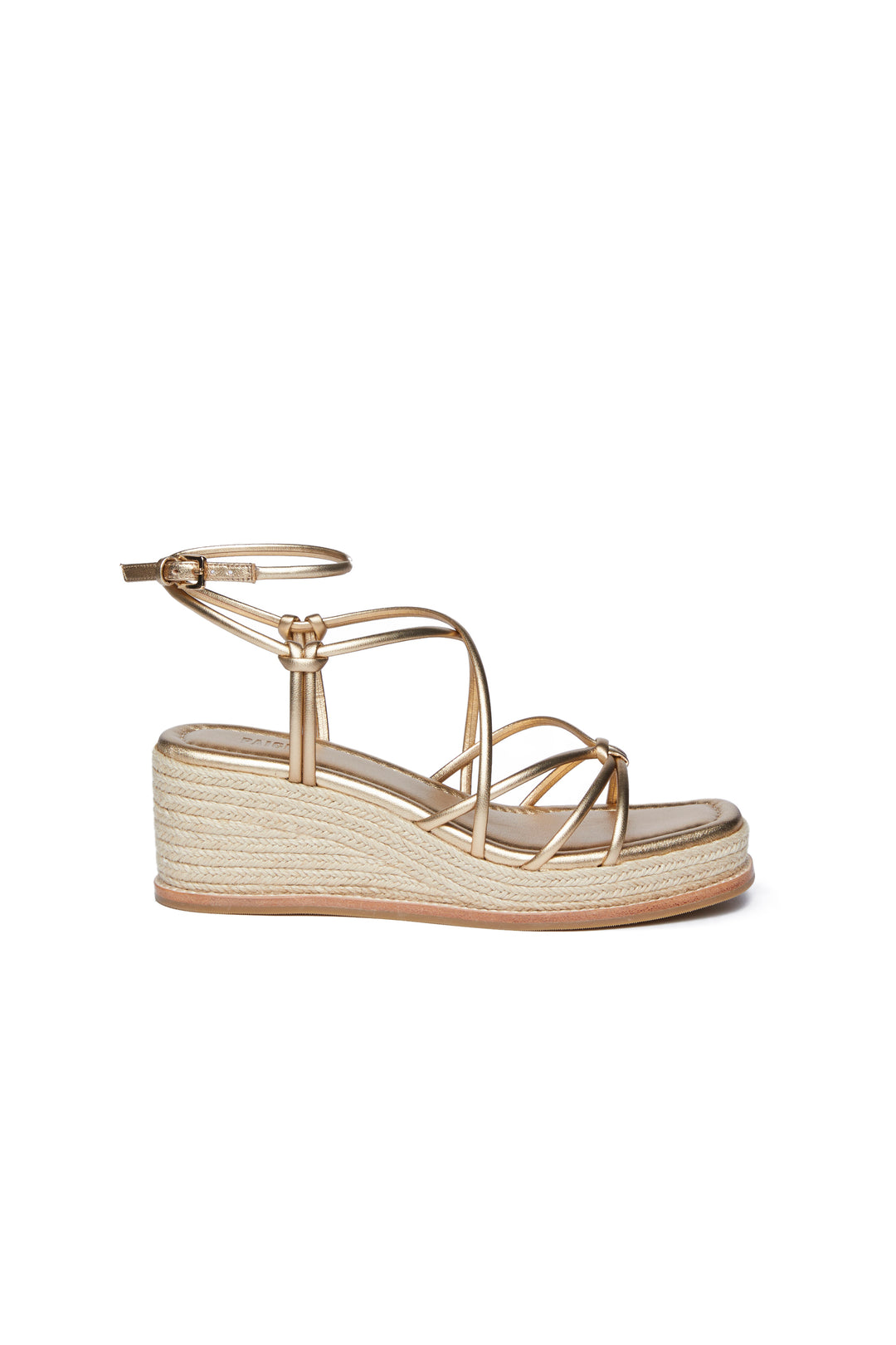 Paige - Julia Wedge in Dark Gold Shoes