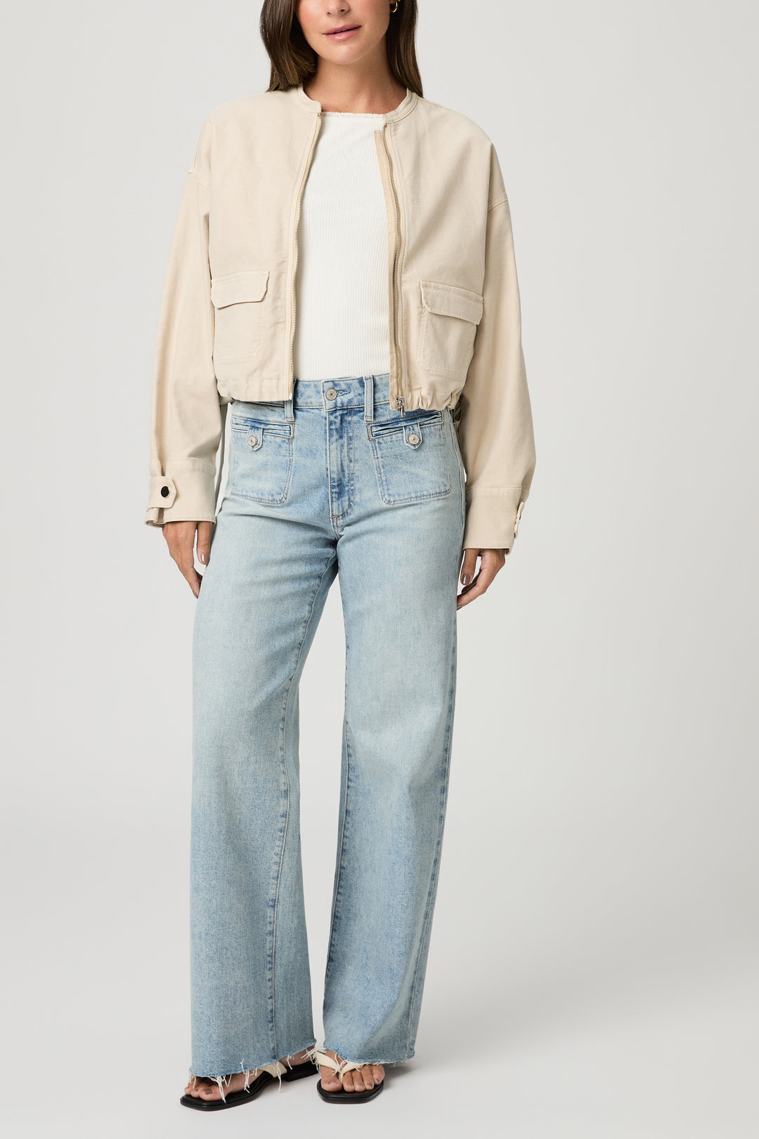 PAIGE - Kiran Jacket in Vintage Biscotti Jacket