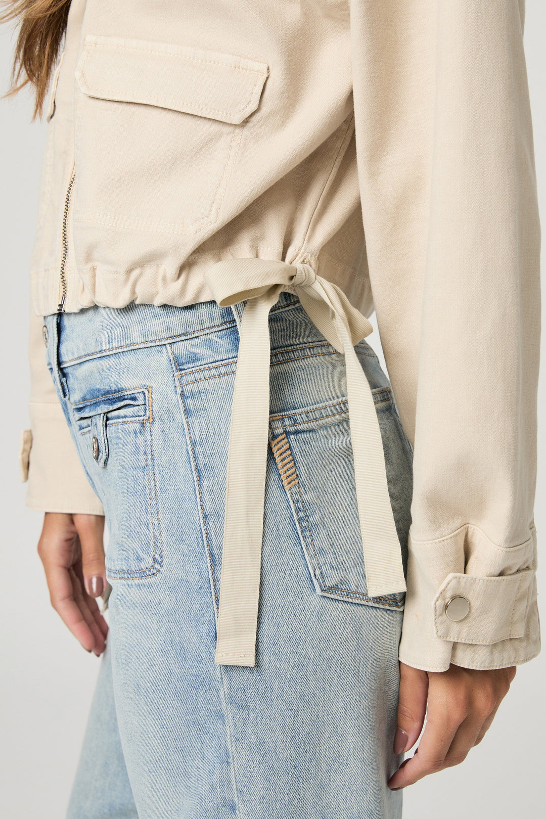 PAIGE - Kiran Jacket in Vintage Biscotti Jacket
