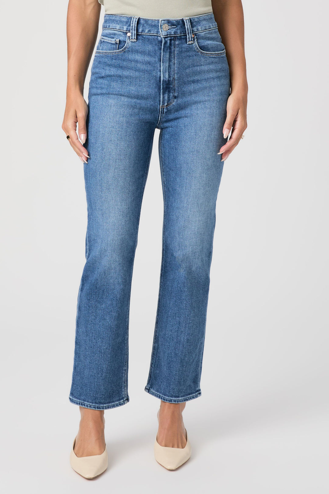 PAIGE - Mason Ankle in Monaco Mist Jeans