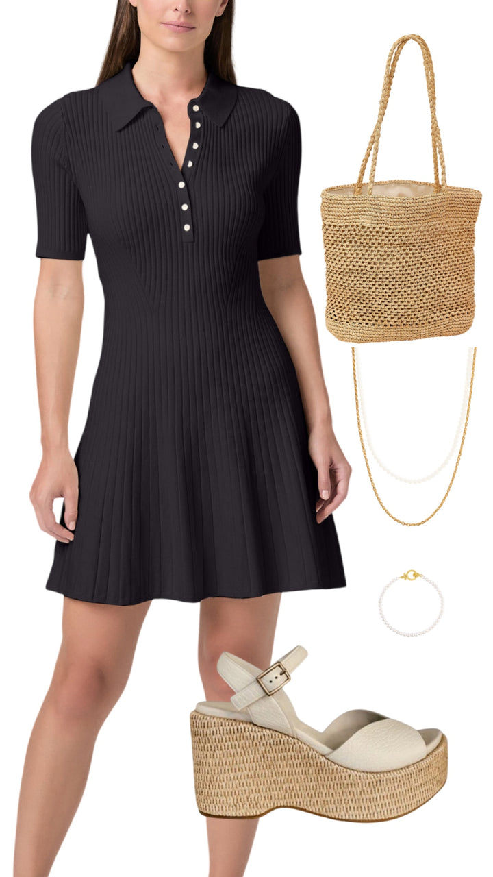 PAIGE - Olie Dress in Midnight Dress