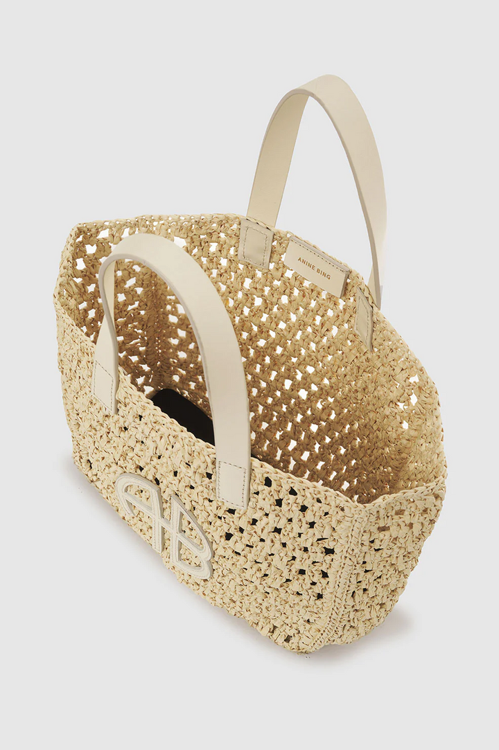Anine Bing - Small Rio Tote in Cream