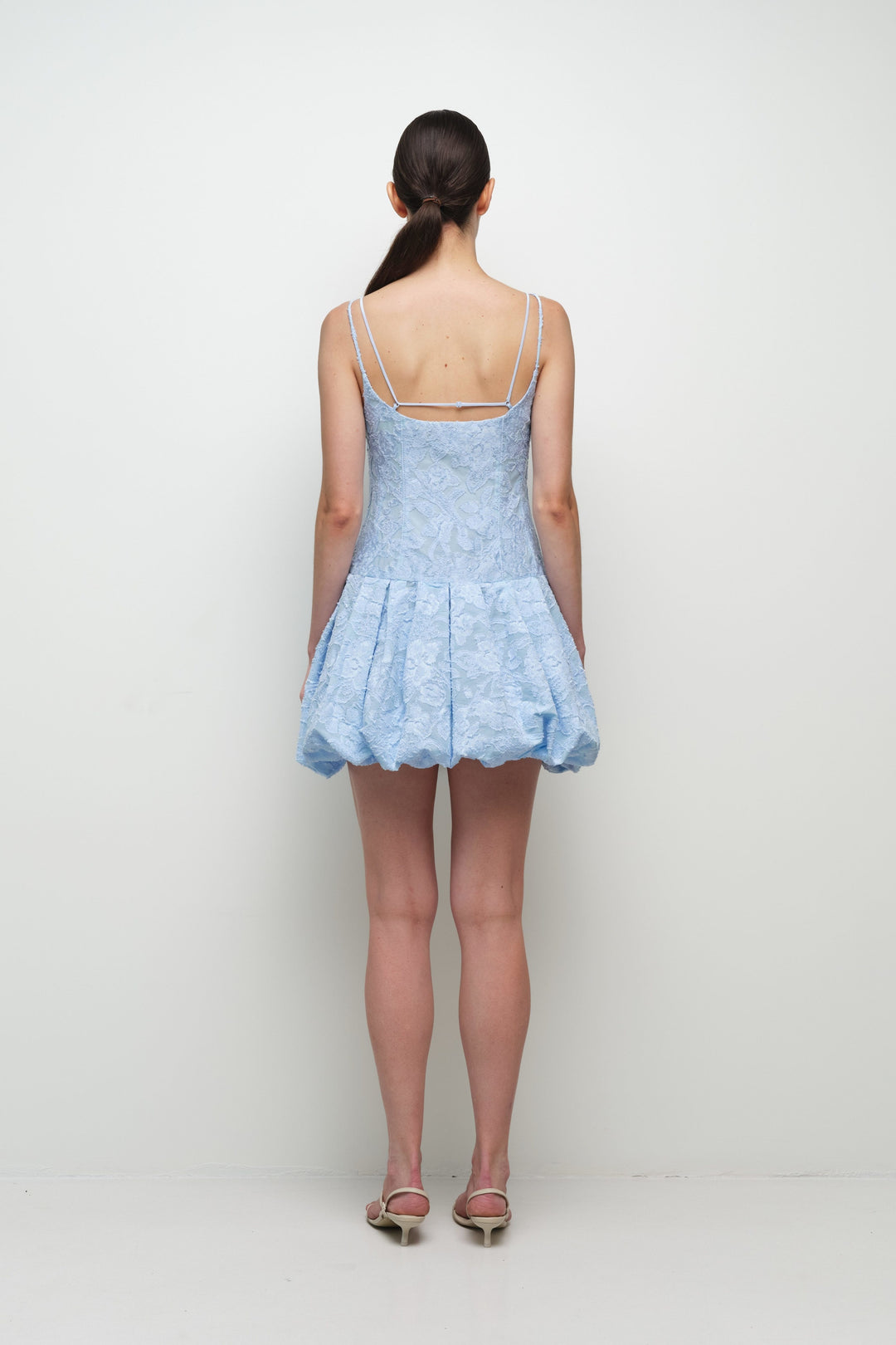 SIMKHAI - Fifi Bubble Mini Dress in Tidepool Dresses
