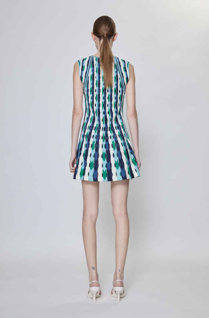 SIMKHAI - Langley Knit Mini Dress in Kelly Green Dresses