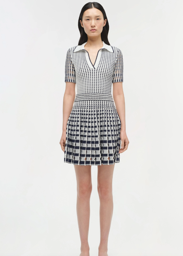 SIMKHAI - Tovi Mini Polo Dress in Midnight Dress