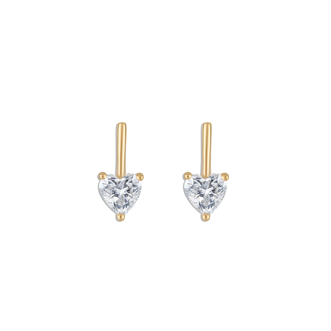 Alexa Leigh - Linea Love Stud in Gold Small