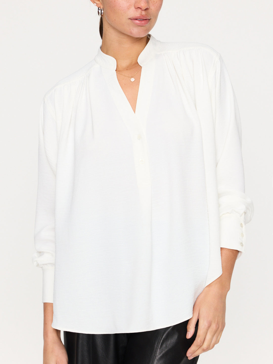 Brochu Walker - Soro Blouse in Salt White