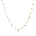 TAI - Gold Chain with Floating CZ Charms