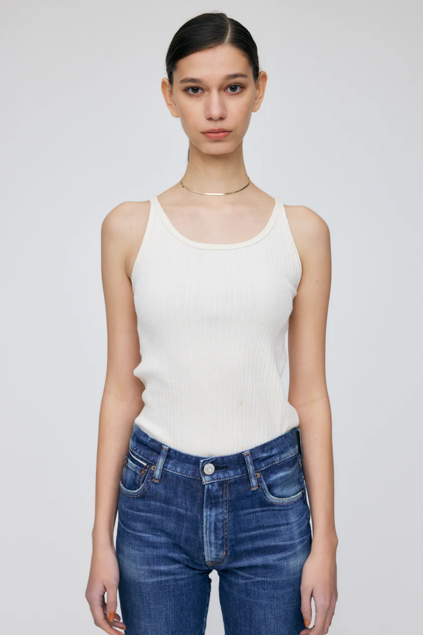 Moussy - MV Comfort Basic Tank in Off White