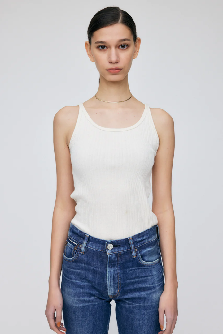 Moussy - MV Comfort Basic Tank in Off White