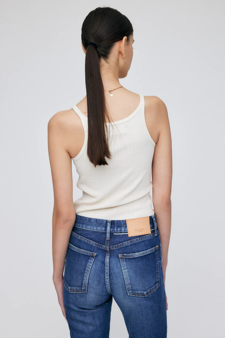 Moussy - MV Comfort Basic Tank in Off White