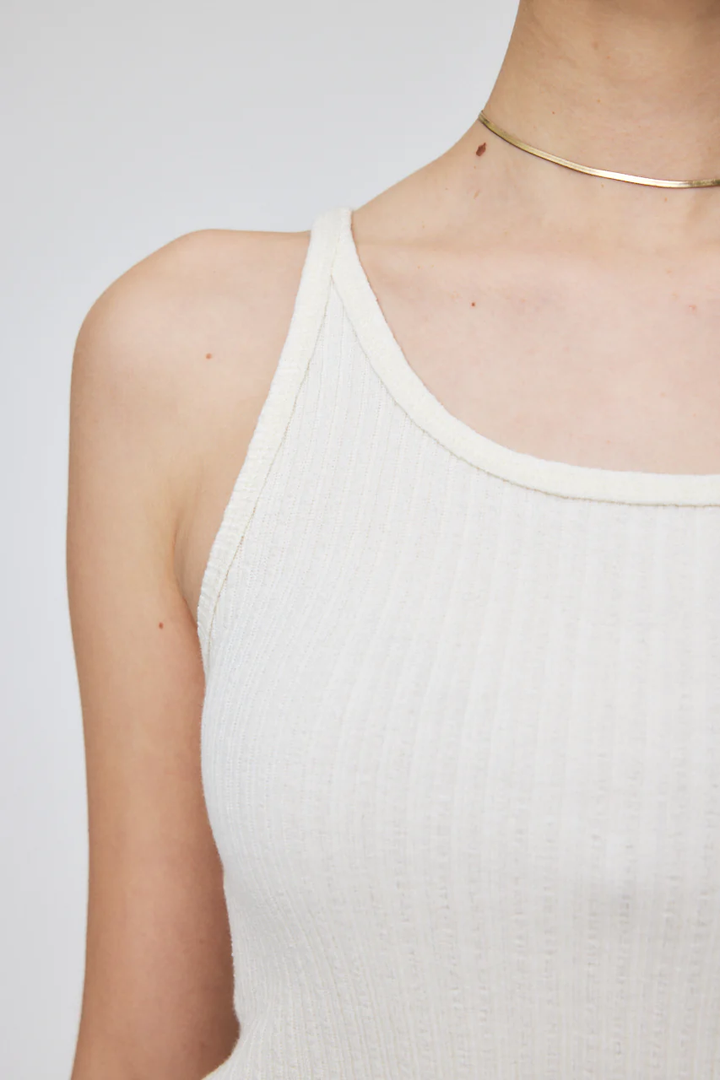 Moussy - MV Comfort Basic Tank in Off White
