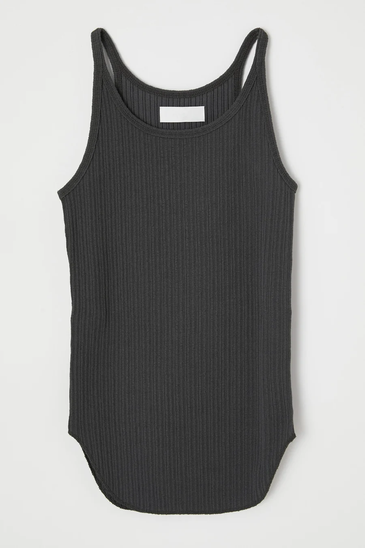 Moussy - Comfort Basic Tank in Dark Gray