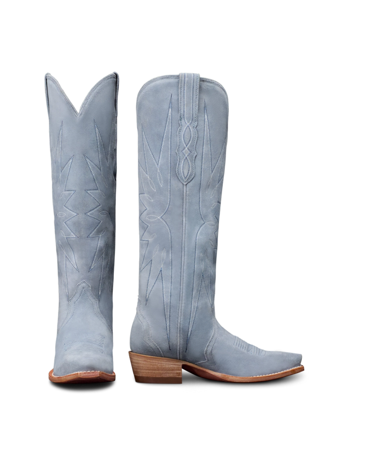 Tecovas TECOVAS - The Loretta in Chambray Suede Boots