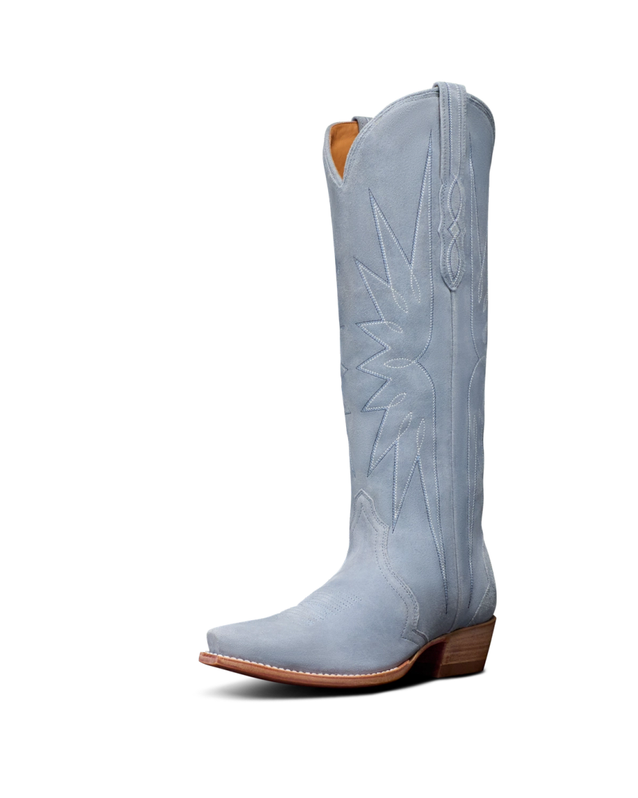 Tecovas TECOVAS - The Loretta in Chambray Suede Boots