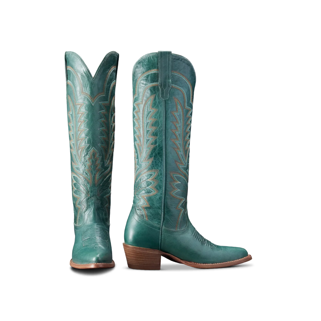 TECOVAS - The Abby in Sagebrush Lt. Green Boots