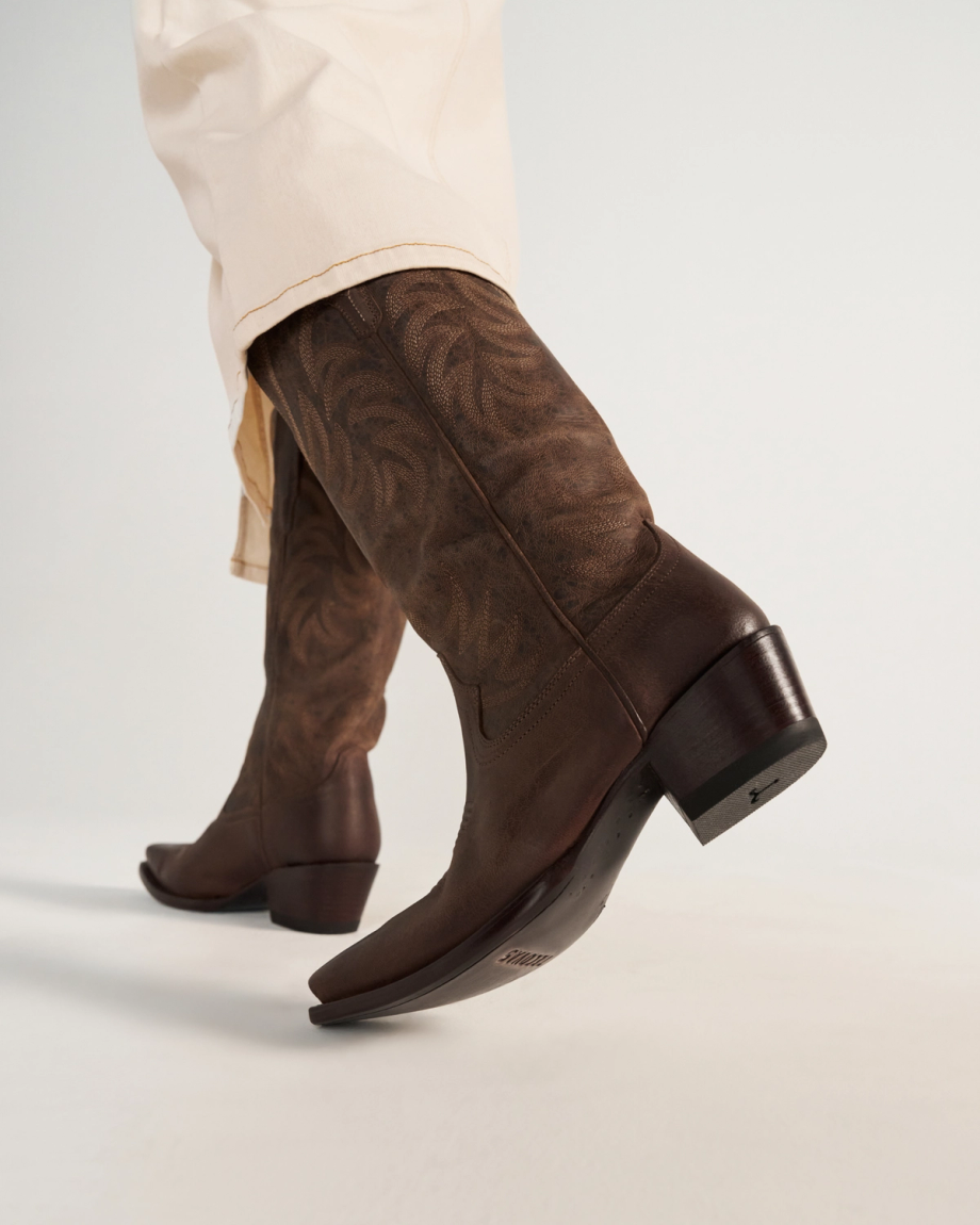 TECOVAS - The Annie in Cafe Goat Boots